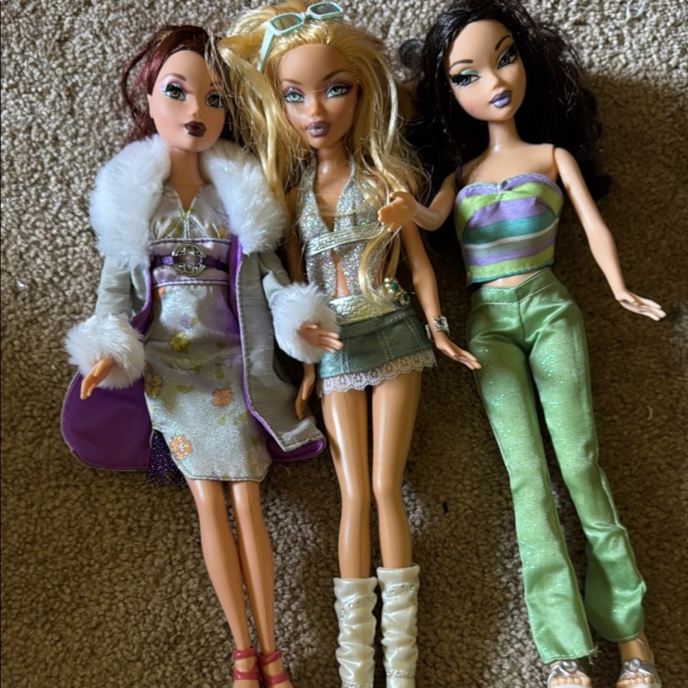 Vintage rare Mattel my scene Barbie dolls lot of 4